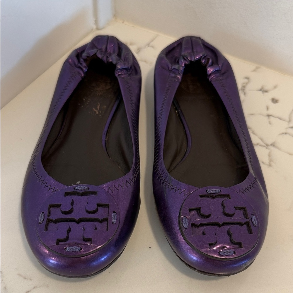 Tory Burch Purple Flats